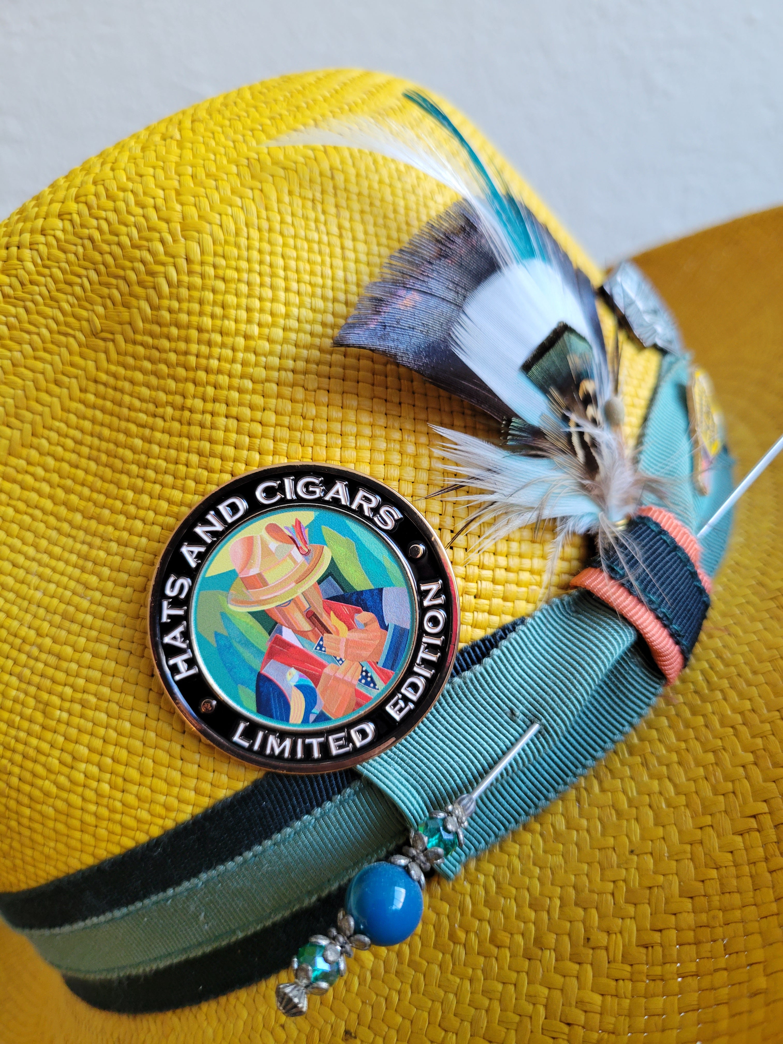 Hats and Cigars Limited Edition Art Pin